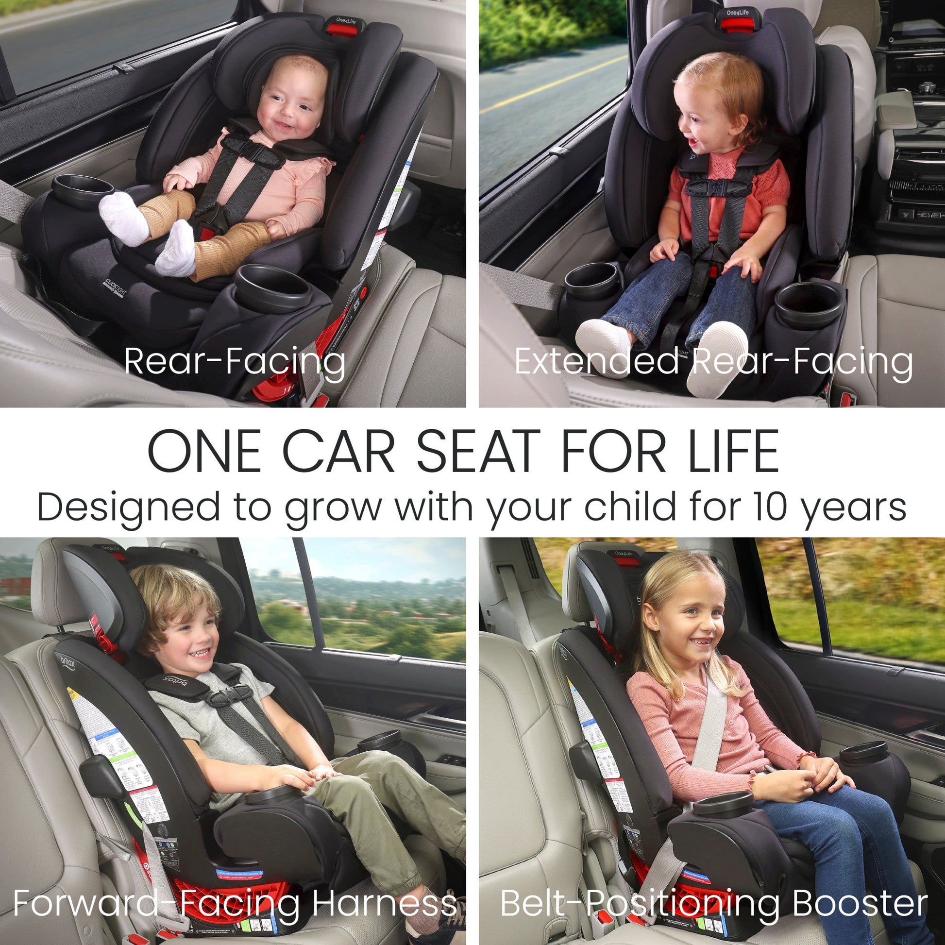 how to fit a britax car seat Britax One4Life All-in-One Car Seat with ClickTight Installation + Saf – Swaddles Baby