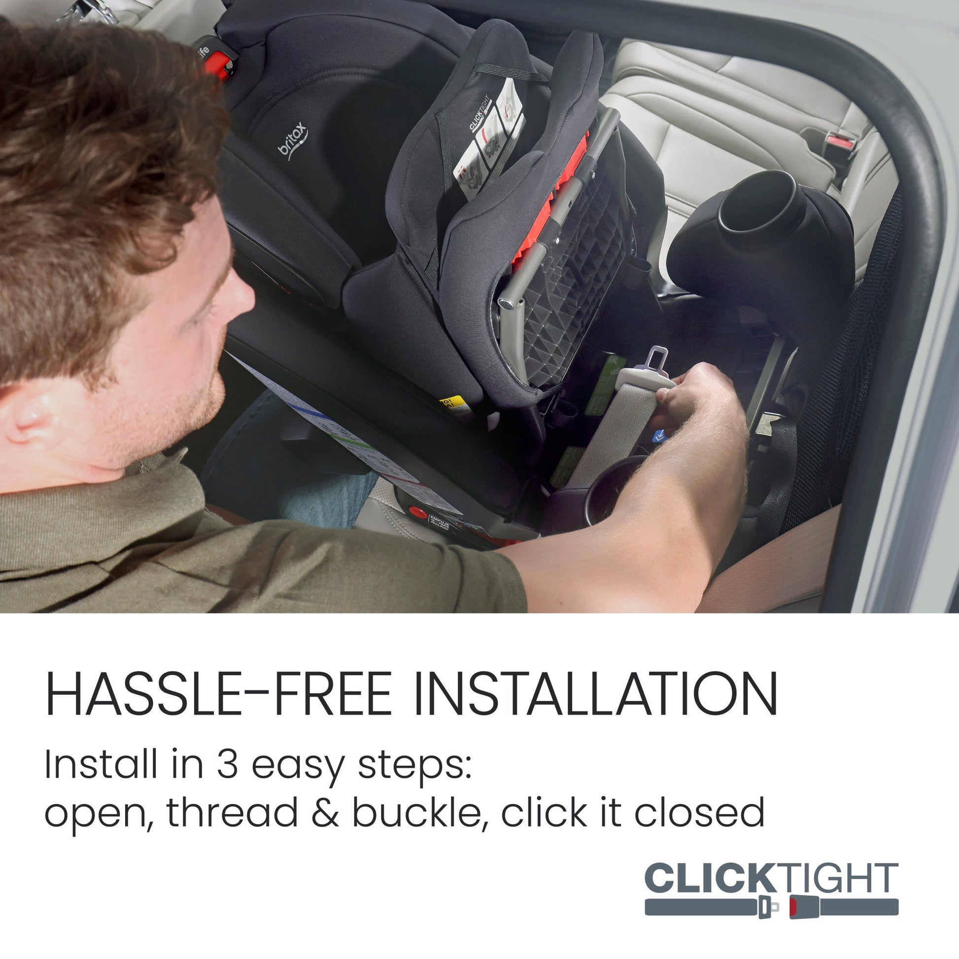 how to install britax booster seat Britax One4Life All-in-One Car Seat with ClickTight Installation + Saf – Swaddles Baby
