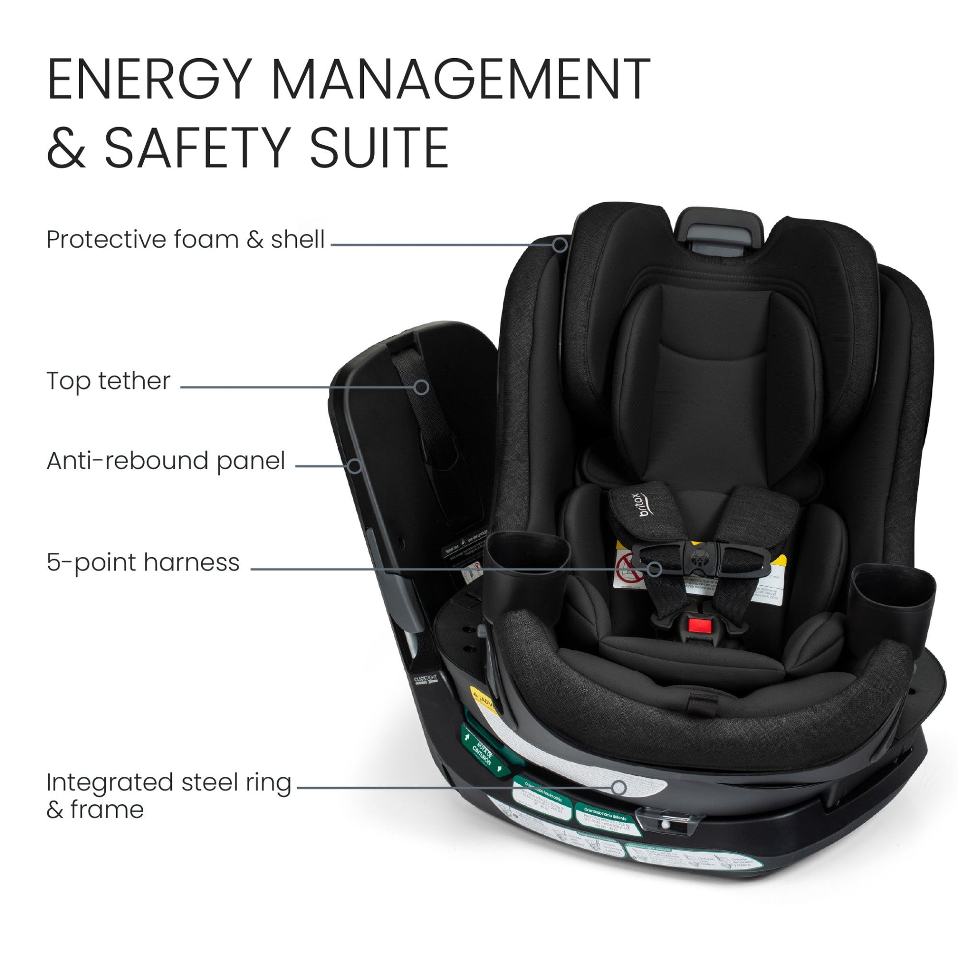 Britax Galaxy360 Slim Rotating Convertible Car Seat