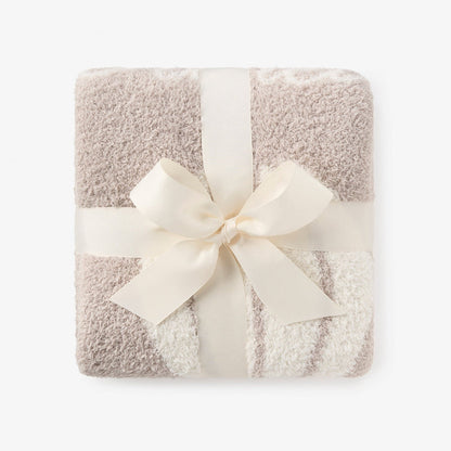 Elegant Baby Chenille Knit Baby Blanket