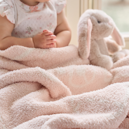 Elegant Baby Chenille Knit Baby Blanket