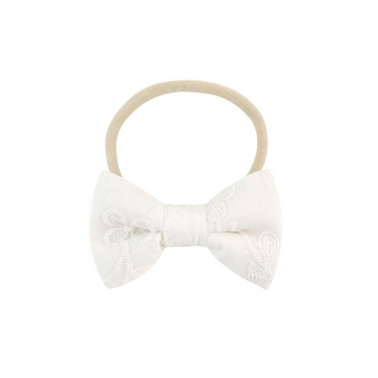 Ali+Oli Cotton Double Sided Baby Bib With Bow