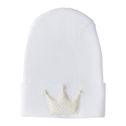 Adora Hospital Hat With Fuzzy Ivory Crown