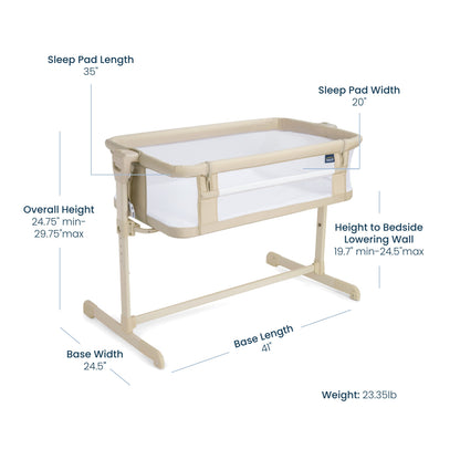 Halo 2-in-1 Bedside Bassinet Sleeper