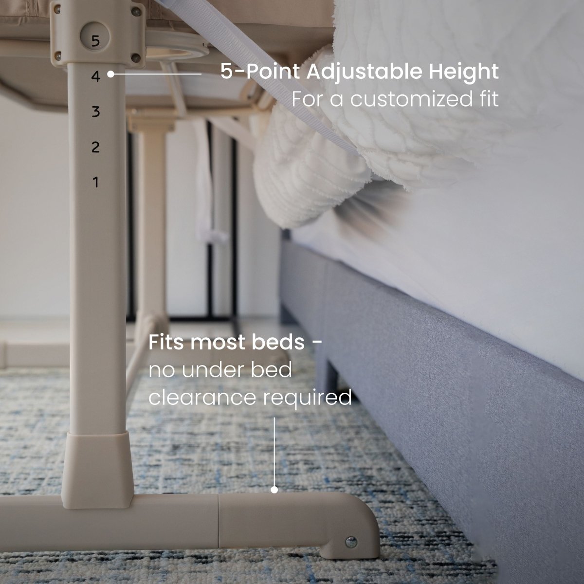 Halo 2-in-1 Bedside Bassinet Sleeper