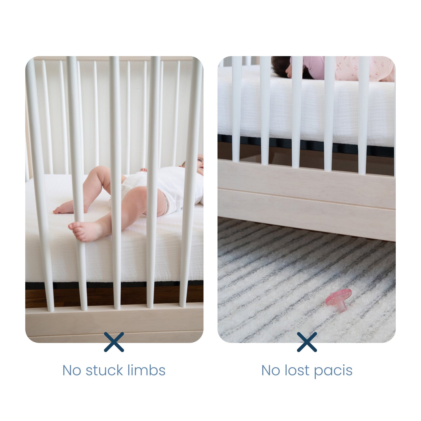 Halo Breathable Mesh Crib Liner for Mini Crib