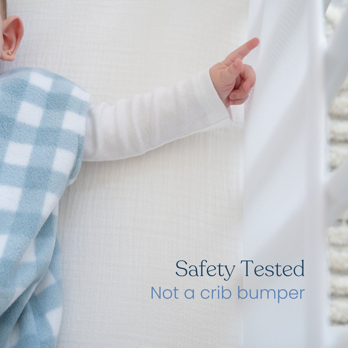 Halo Breathable Mesh Crib Liner for Mini Crib