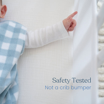 Halo Breathable Mesh Crib Liner for Mini Crib