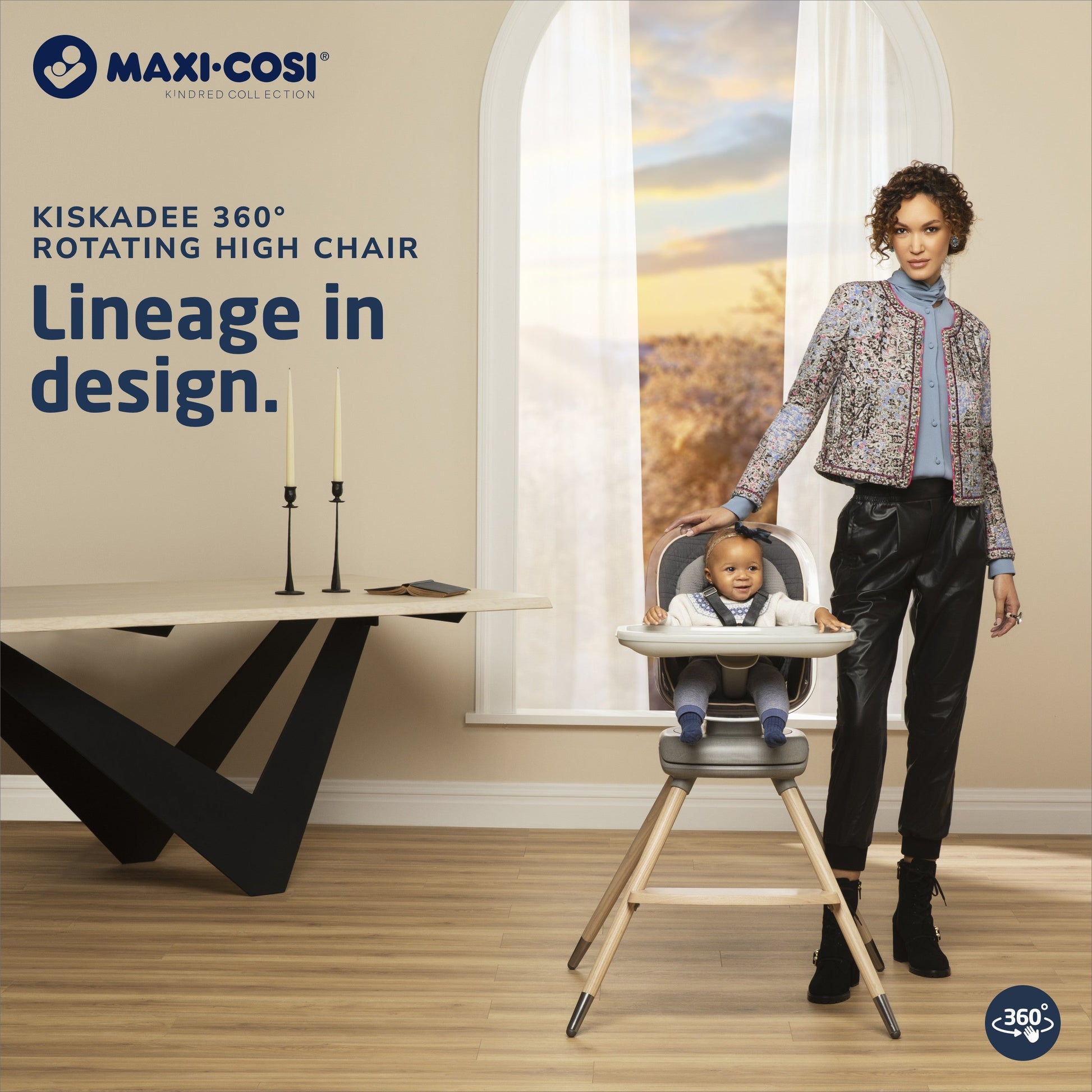 how to open maxi cosi high chair Maxi-Cosi Kindred Kiskadee 360° Rotating High Chair – Swaddles Baby