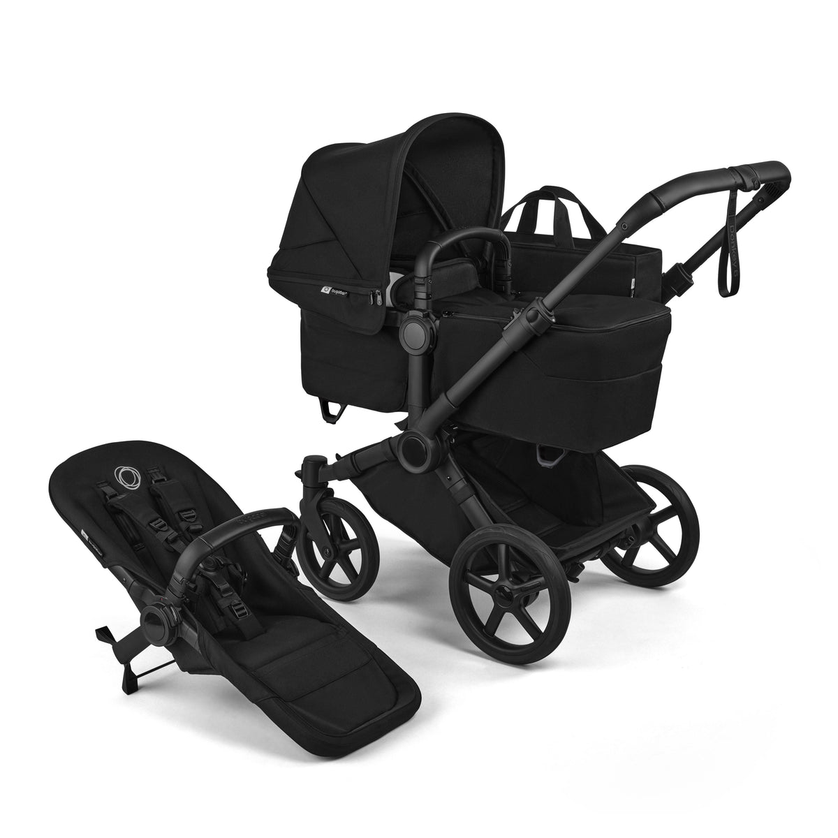 Bugaboo Donkey 6 Twin Stroller - Complete Set (2 Seats and 2 Bassinets)