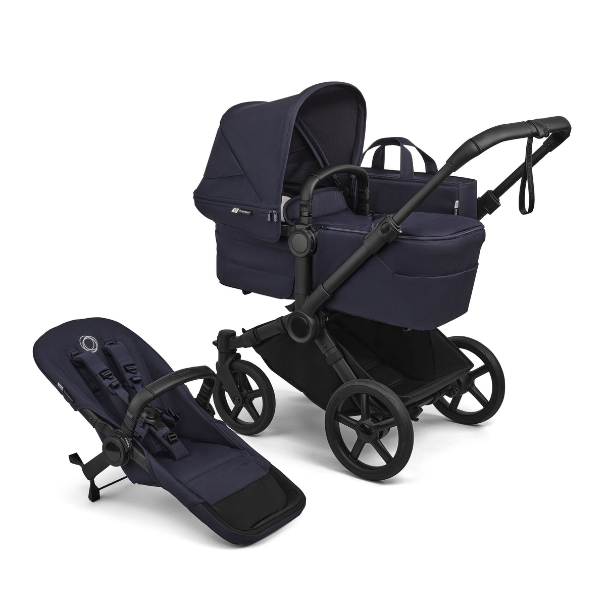 Bugaboo Donkey 6 Twin Stroller - Complete Set (2 Seats and 2 Bassinets)