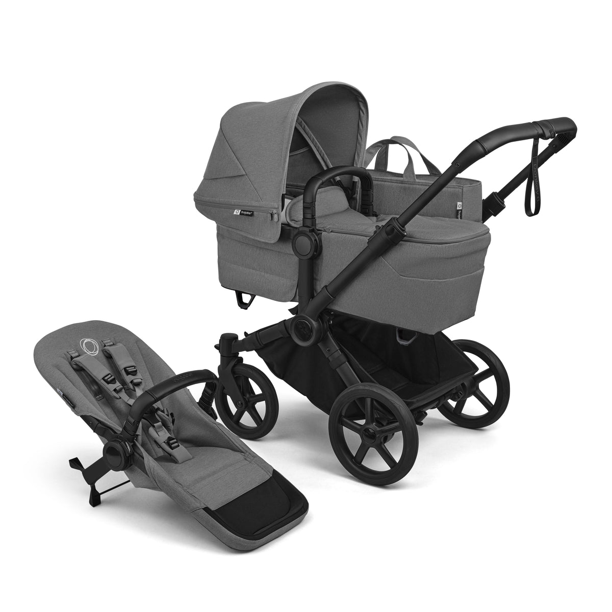 Bugaboo Donkey 6 Twin Stroller - Complete Set (2 Seats and 2 Bassinets)