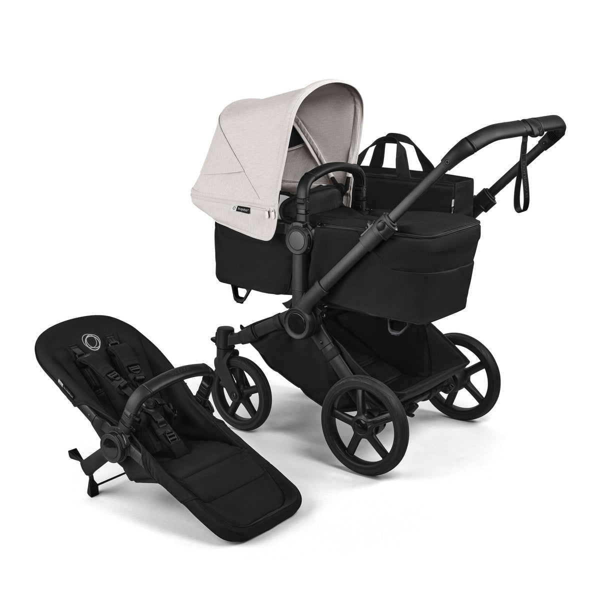 Bugaboo Donkey 6 Twin Stroller - Complete Set (2 Seats and 2 Bassinets)