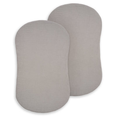 Halo BassiNest Fitted Sheet 100% Organic Cotton Muslin | 2-Pack