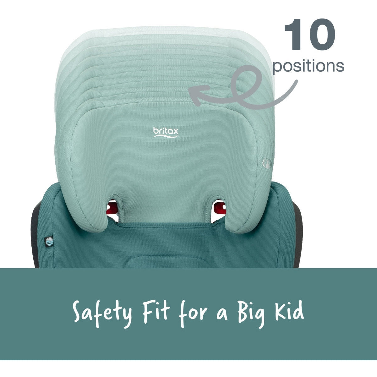 Britax Highpoint Backless Belt Positioning Booster Seat with Safewash Swaddles Baby