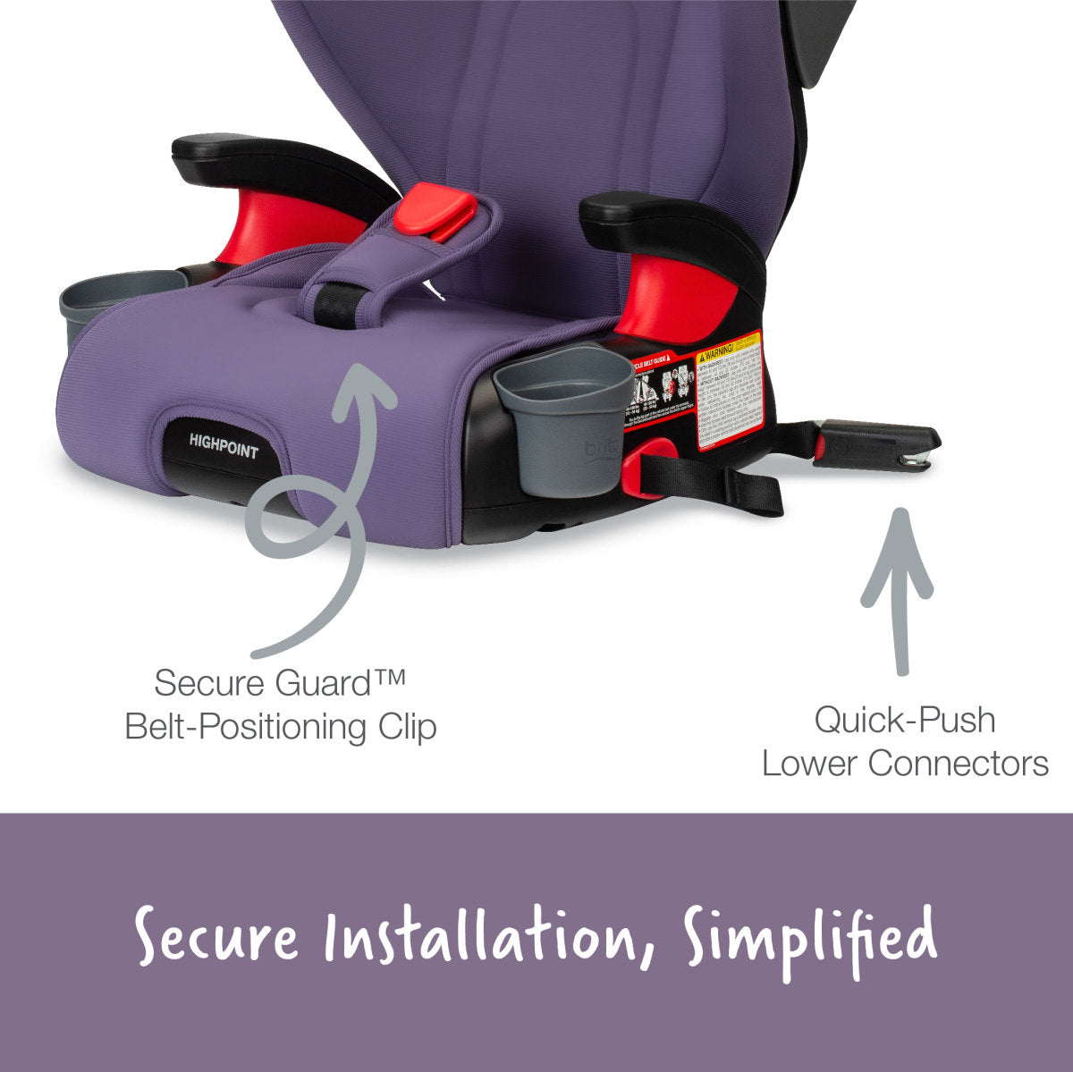 britax highpoint cool flow Britax Highpoint Backless Belt-Positioning Booster Seat with Safewash – Swaddles Baby