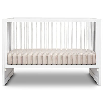 HushCrib Classic 4-in1 Convertible Crib With Trundle