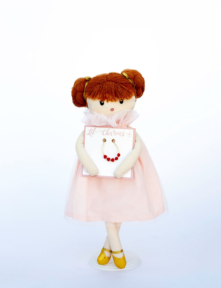 Lil Charms Doll + Bracelet Baby Gift Combo