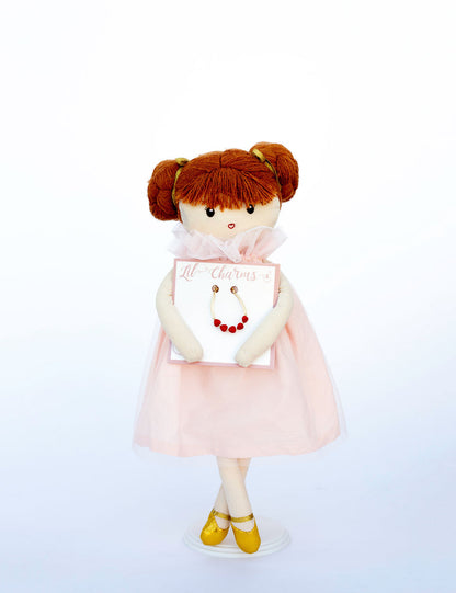 Lil Charms Doll + Bracelet Baby Gift Combo