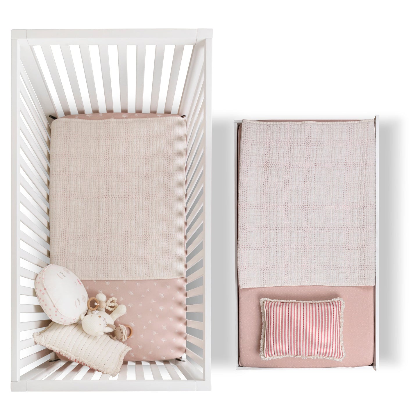 HushCrib Classic 4-in1 Convertible Crib With Trundle