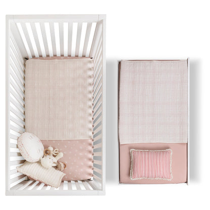 HushCrib Classic 4-in1 Convertible Crib With Trundle