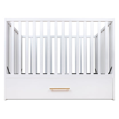 HushCrib Classic 4-in1 Convertible Crib With Trundle