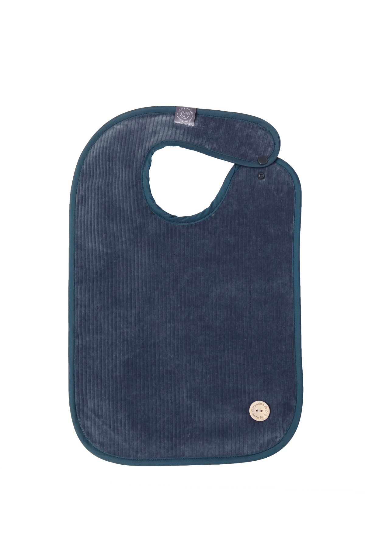 Little Pipers Waterproof Bib With Snaps