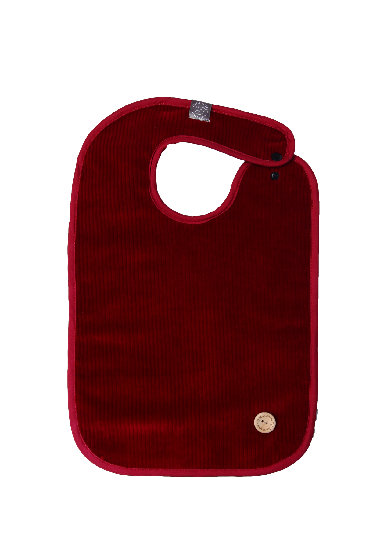 Little Pipers Waterproof Bib With Snaps