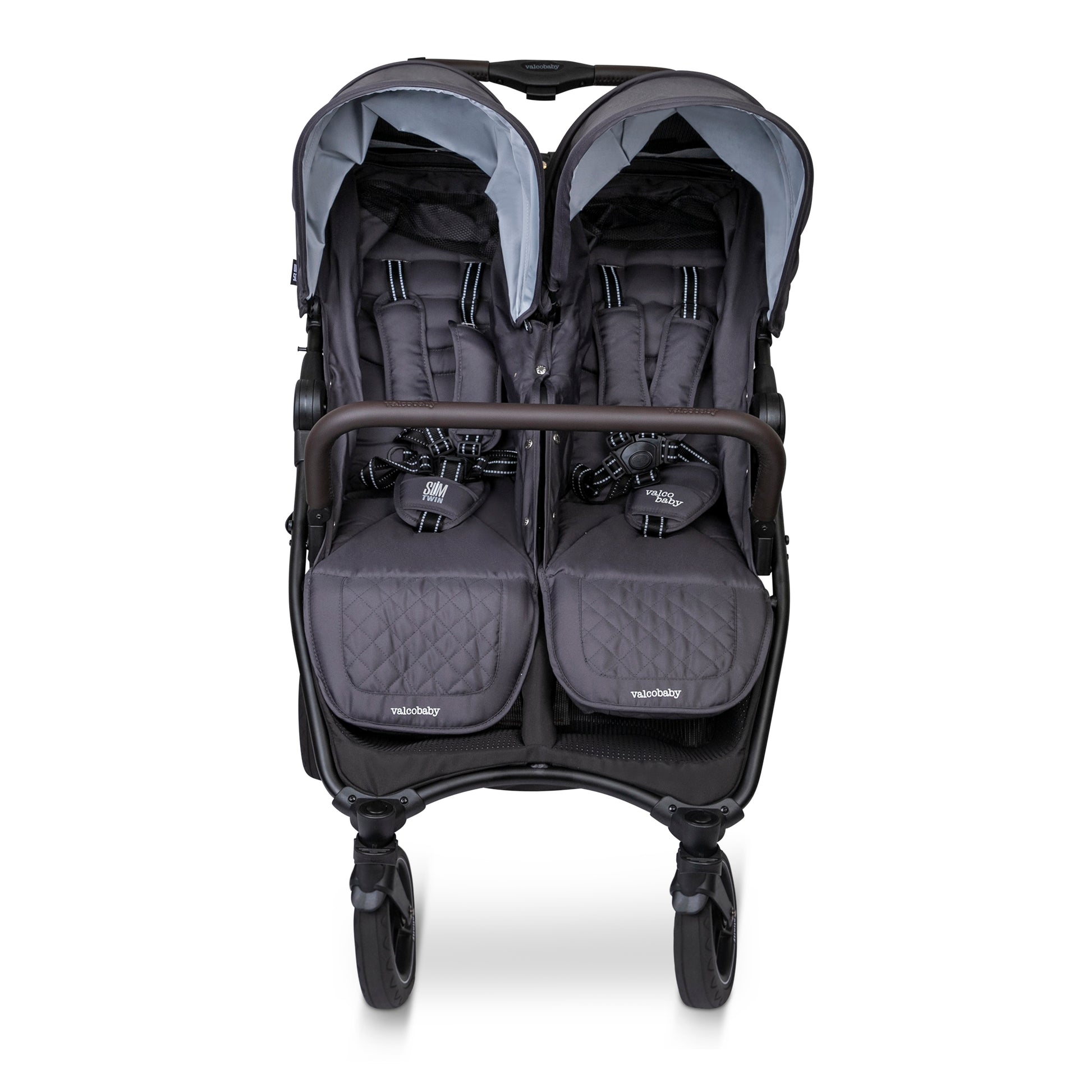 double stroller slim Valco Baby Slim Twin Double Stroller With Bumper Bar