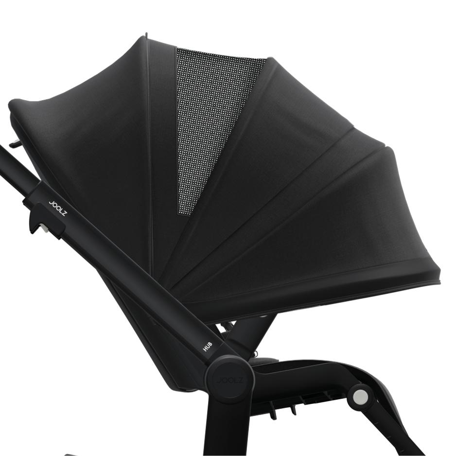 Keep an eye on baby with the Joolz Hub+ mesh peekaboo window. From Mega babies.