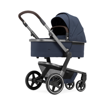 Attach the Joolz Hub+ bassinet, also sold by Mega babies, to use for your newborn.
