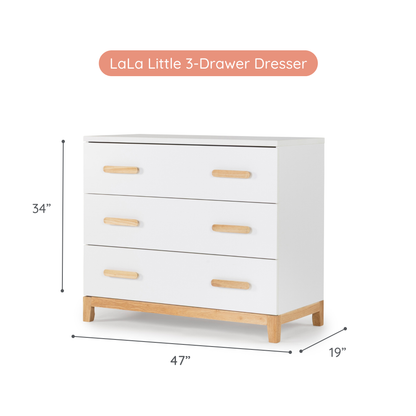 dadada LaLa Little 3-Drawer Dresser
