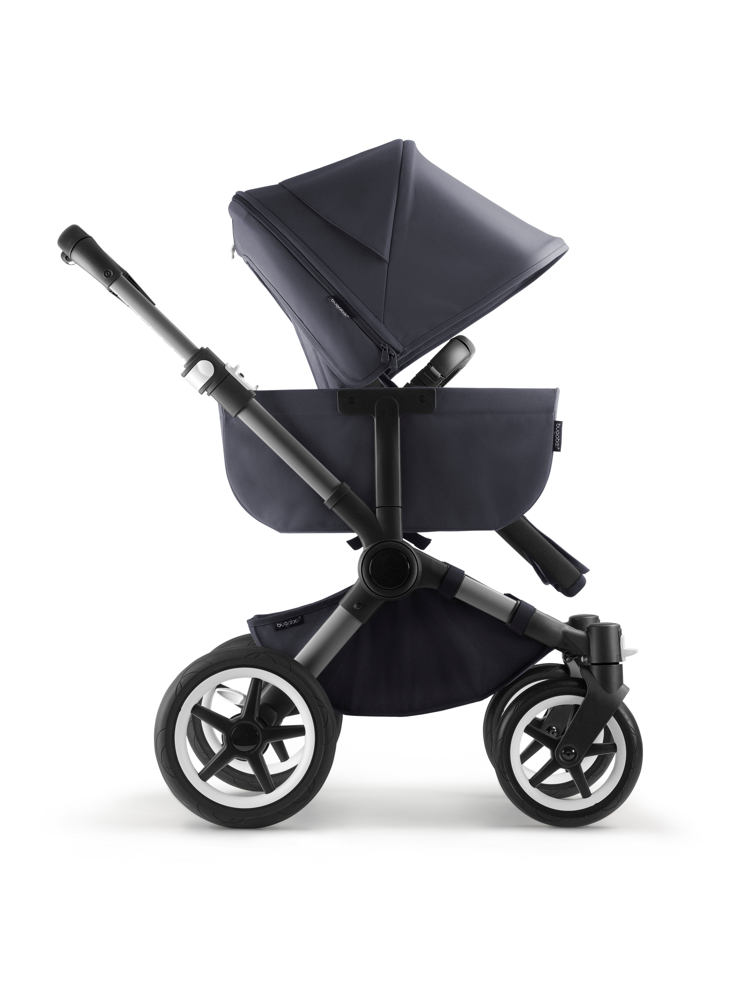 bugaboo donkey folded Bugaboo Donkey 5 Side Luggage Basket – Swaddles Baby