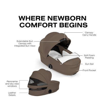 Cybex Mios/ Coya Fold Lux Carry Cot - Style Collection