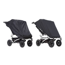 Load image into Gallery viewer, Mountain Buggy Duet Double Stroller Sun Cover Set (Black Out &amp; Mesh Covers) - Mega Babies

