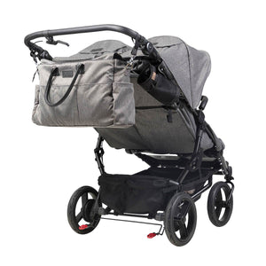 Mountain Buggy Duet Luxury Herringbone Double Stroller - With Carrycot Plus Bundle
