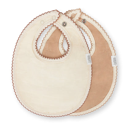 La'dore Muslin Water Resistant Bib 2-Pack