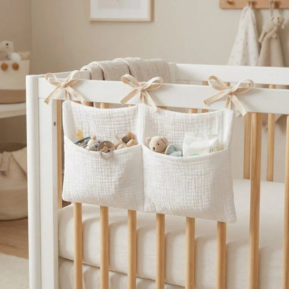 Swabies Muslin Baby Crib Organizer