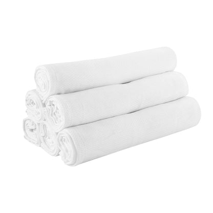 Little Pipers Birdseye Flat-fold Absorbent Burp Cloths