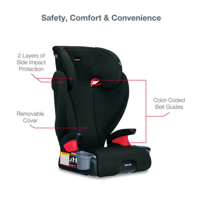 Britax Skyline 2-Stage Belt-Positioning Booster with Quick-Push Connectors