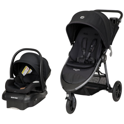 maxi cosi travel system anna 3 Maxi-Cosi Gia XP Luxe 3-Wheel Travel System Midnight Black