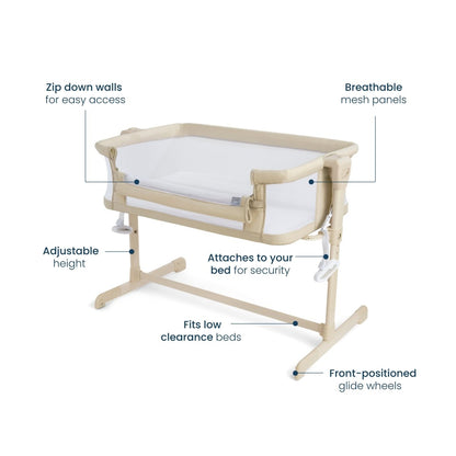 Halo 2-in-1 Bedside Bassinet Sleeper