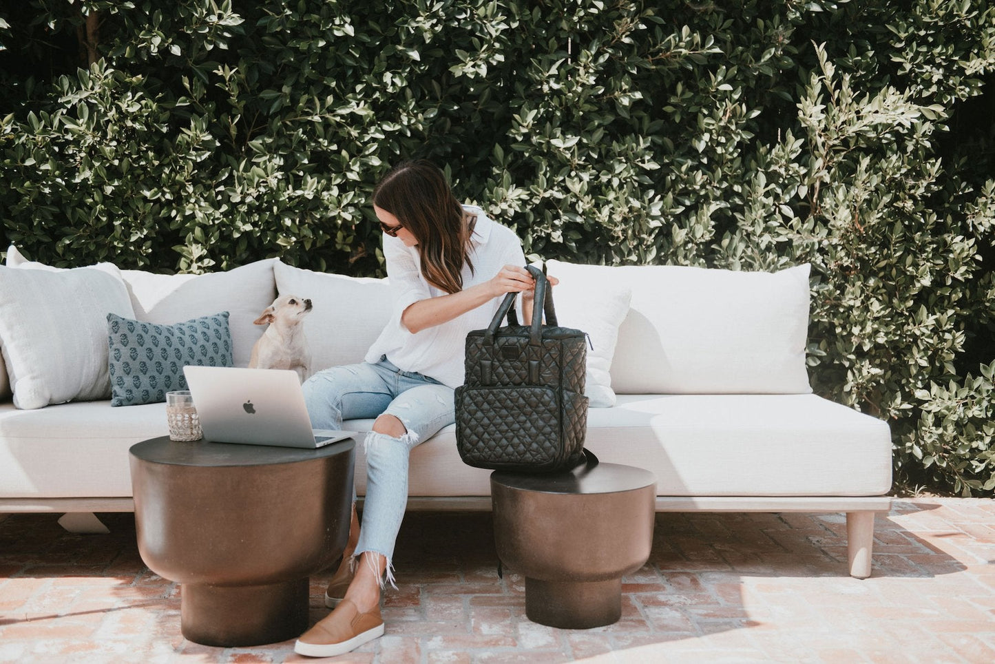 7 AM Quilted London Diaper Backpack