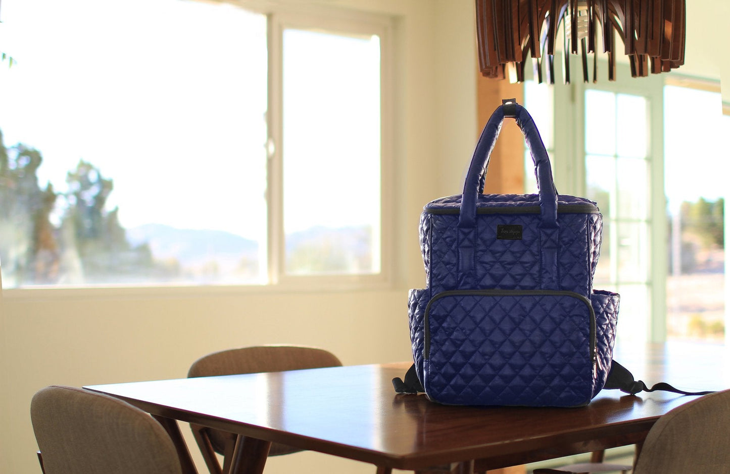 7 AM Quilted London Diaper Backpack