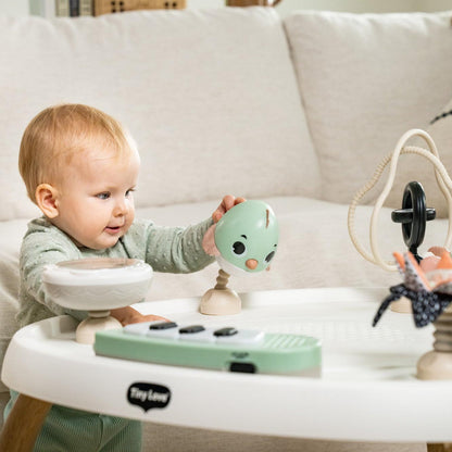 Tiny Love 5-in-1 Stationary Activity Center | Black & White Décor Collection