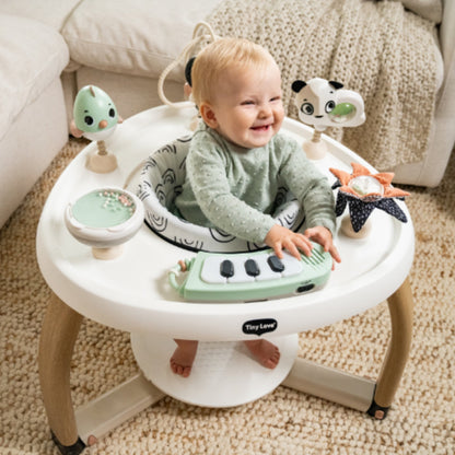 Tiny Love 5-in-1 Stationary Activity Center | Black & White Décor Collection