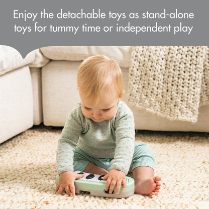 Tiny Love 5-in-1 Stationary Activity Center | Black & White Décor Collection