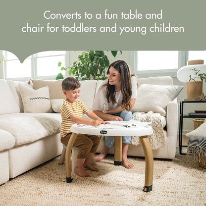 Tiny Love 5-in-1 Stationary Activity Center | Black & White Décor Collection