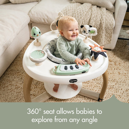 Tiny Love 5-in-1 Stationary Activity Center | Black & White Décor Collection