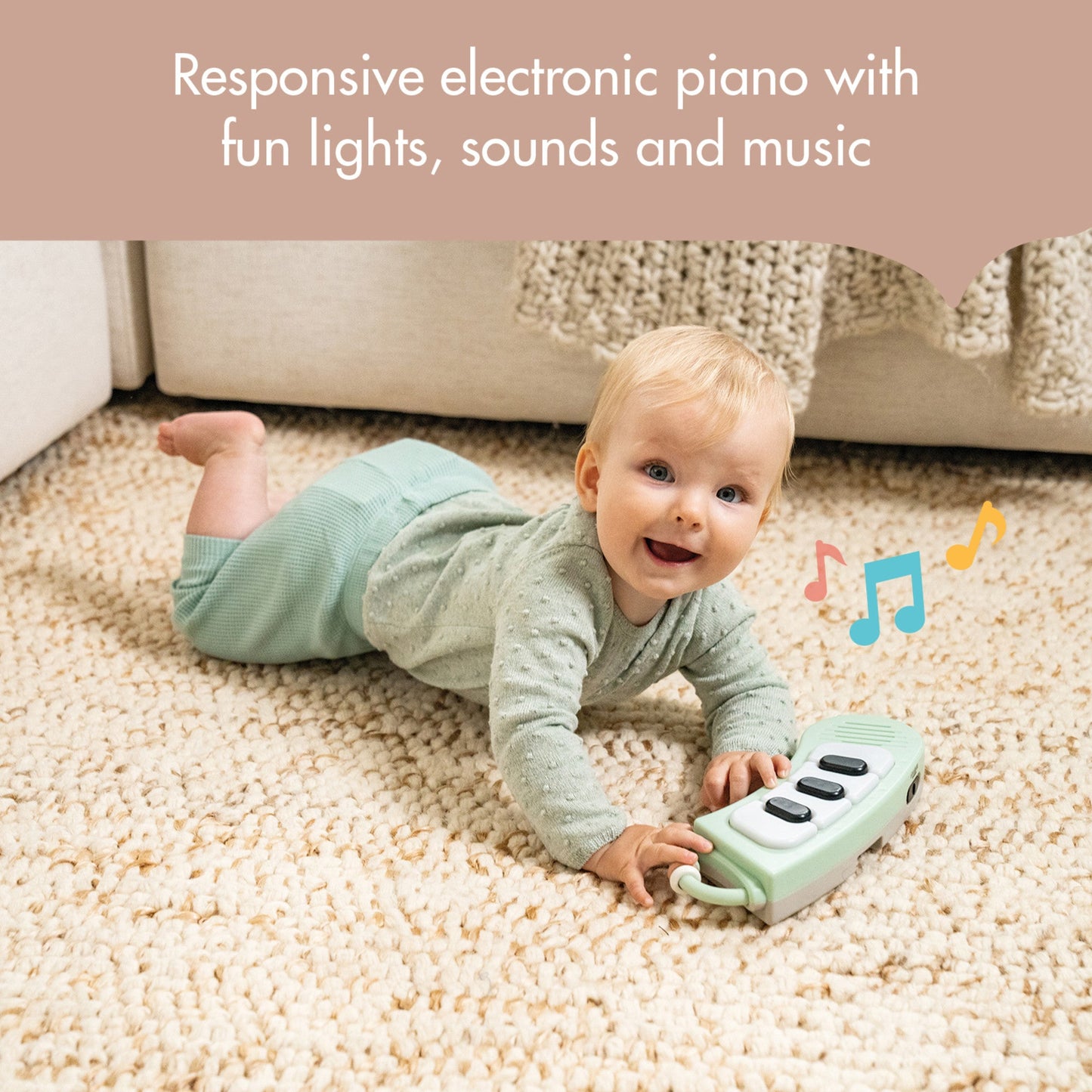 Tiny Love 5-in-1 Stationary Activity Center | Black & White Décor Collection